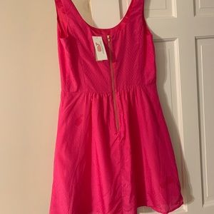 NWT Vineyard Vines hot pink dobby dress SIZE 6 💗